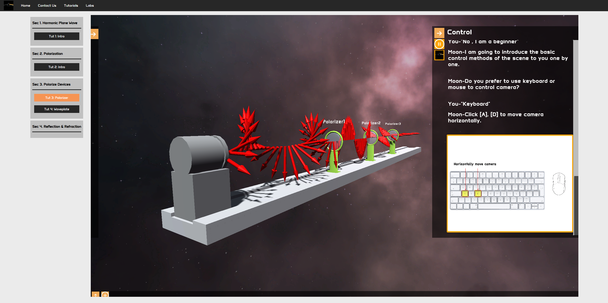 Wave Optics Education Website